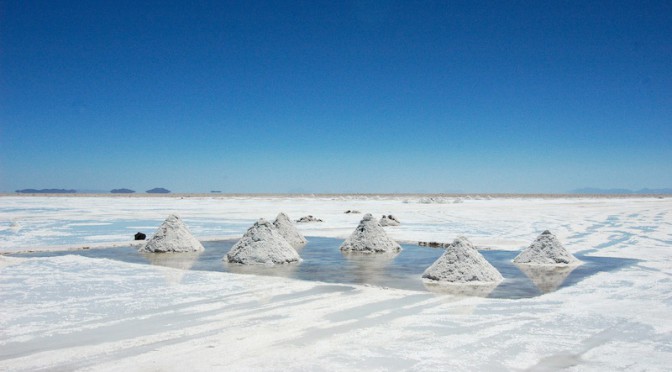 Solné jezero Salar De Uyuni, Bolivia