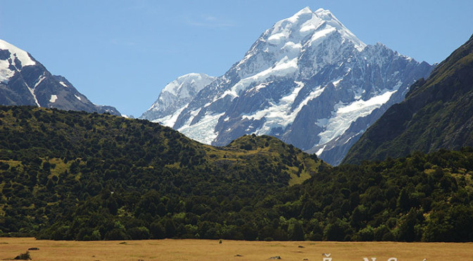 Mount Cook National Park, Nový Zéland