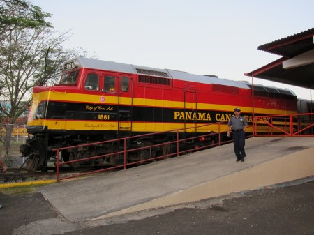 Vlak společnosti Panama Canal Railway Company