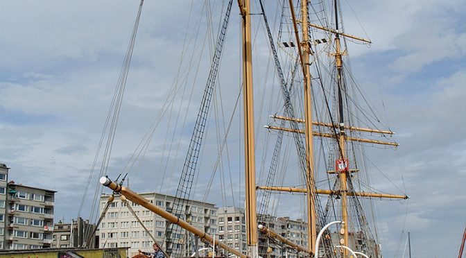 Loď Mercator, Oostende, Belgie