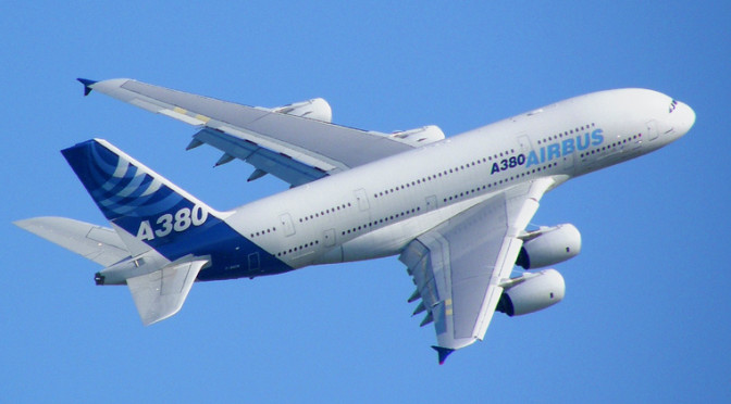 Airbus A380 Blue Sky