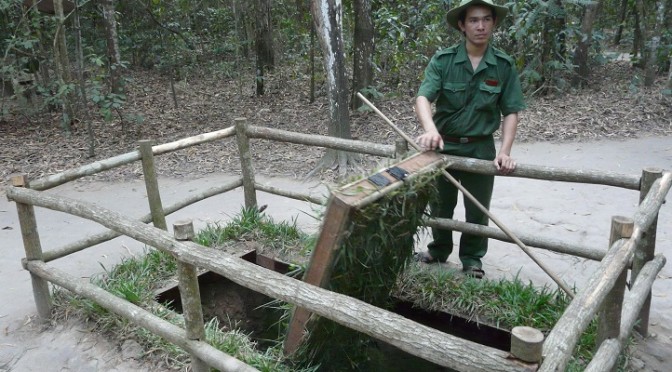 Systém tunelů Cu Chi ve Vietnamu