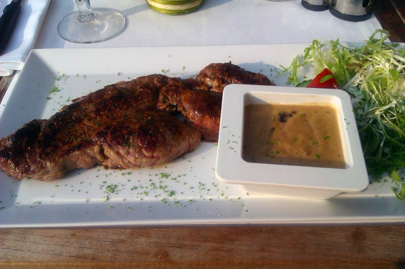 Restaurant De Witte Leeuw - Entrecote (Rib Eye Steak)