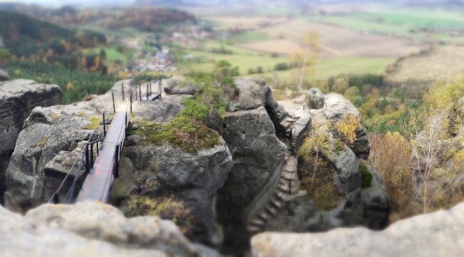 Drábské světničky, zřícenina skalního hradu v Českém ráji