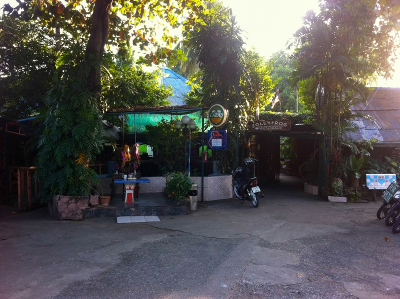Jolly Frog Backpeckers and Restaurant, Kanchanaburi, Thajsko