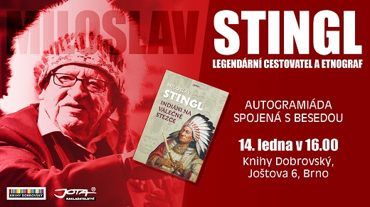 Miloslav Stingl – autogramiáda spojená s besedou, Knihy Dobrovský, Brno