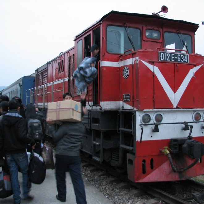 Všimněte si loga na lokomotivě - ano, je to ČKD