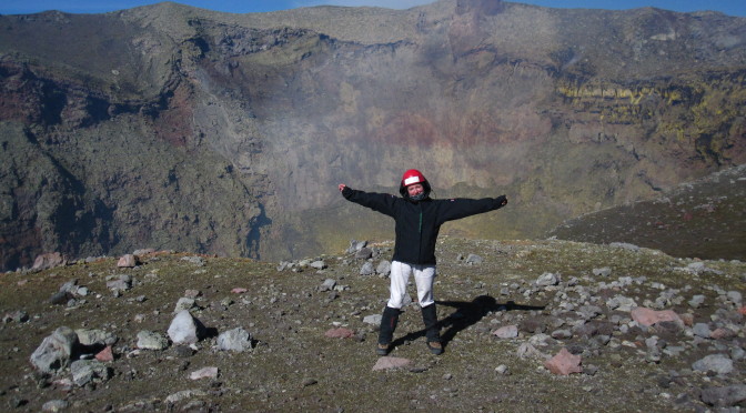 Výstup na sopku Villarica, Chile