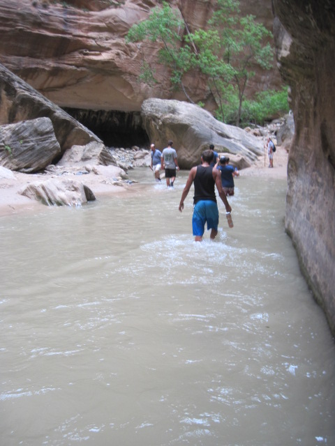 Zion, potok, USA
