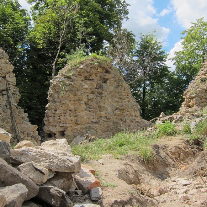 Rabštejnek, zřícenina