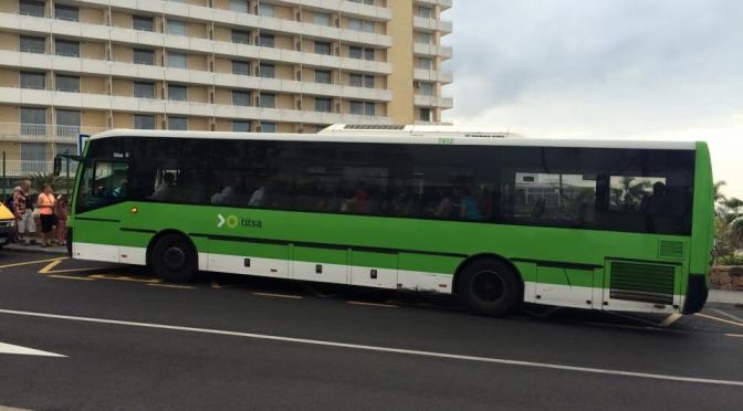 Autobus společnosti Titsa, Tenerife