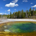 Bazén v Yellowstonském národním parku.