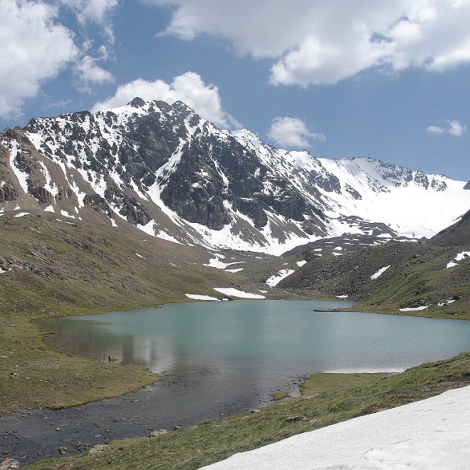 údolí Kindik, Alajský hřeben, Kyrgyzstán