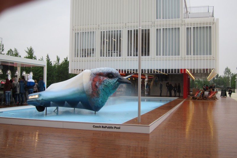 Czech RePublic Pool, český pavilon, Expo 2015