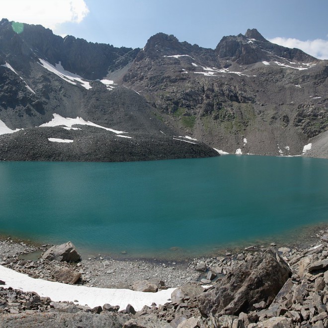 Kyrgyzstán, Kyrgyzský hřeben, hory