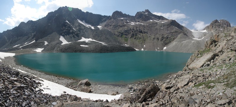 Kyrgyzstán, Kyrgyzský hřeben, hory