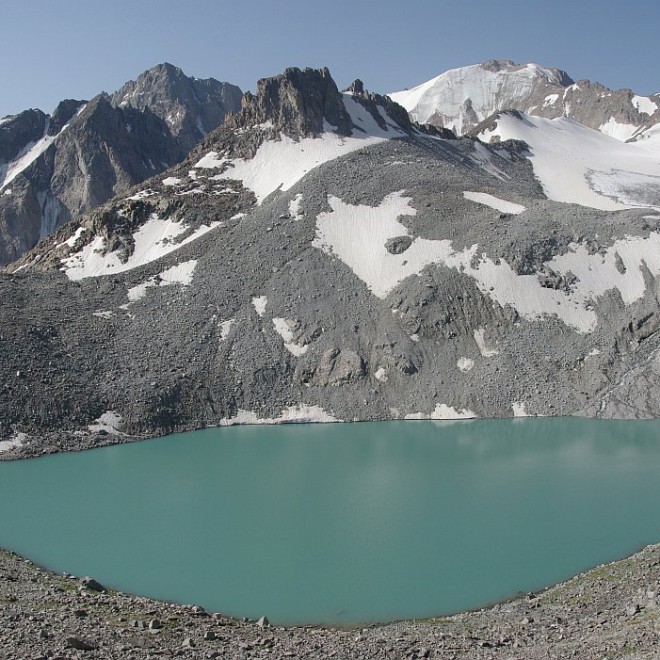 Kyrgyzstán, Kyrgyzský hřeben, hory