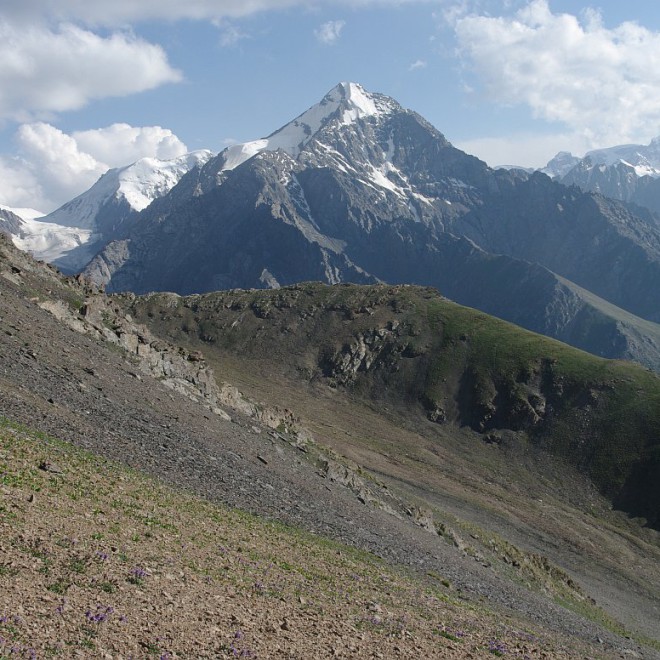 Severní svahy Těrský Alatau, Kyrgyzstán