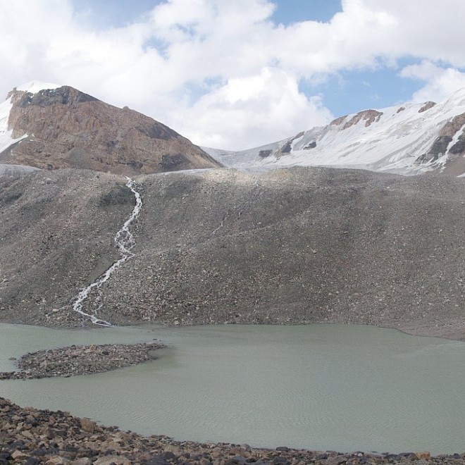 Jižní svahy Těrskej Alatau, Kyrgyzstán