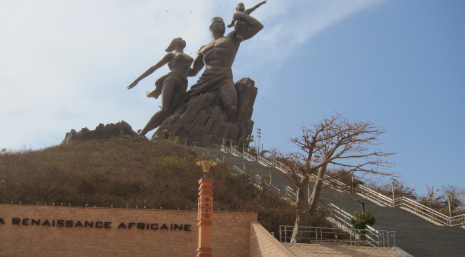Monument znovuzrození Afriky v senegalském Dakaru