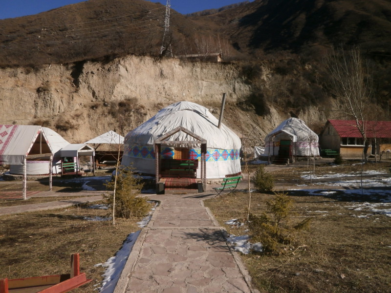 Pro Kazachstán typické jurty