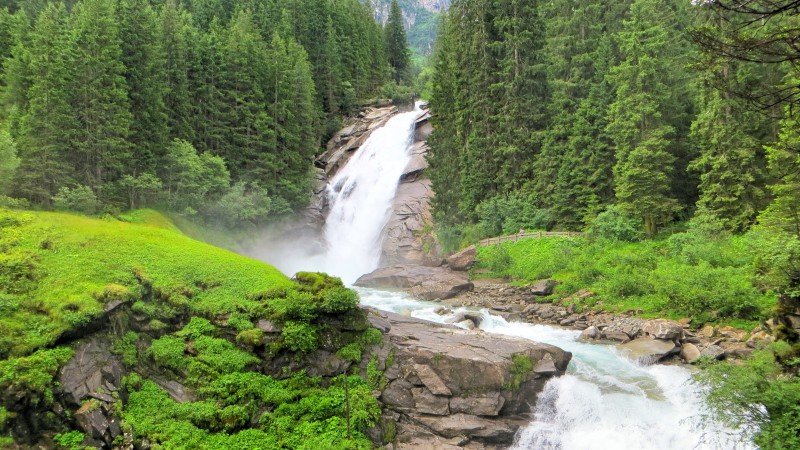 Krimmelské vodopády, Rakousko