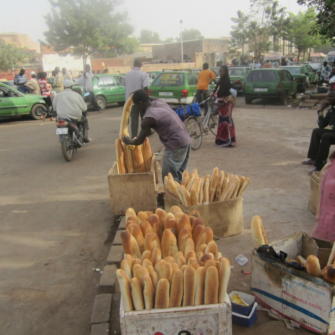 Bageta- typická pro Burkinu Faso