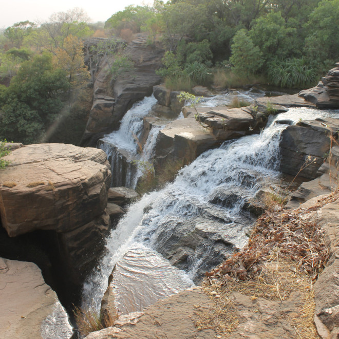 Kafiguela vodopády v Burkina Faso