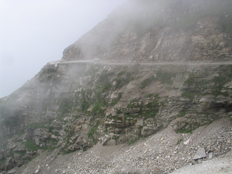 Kousek za průsmykem Rohtang La.