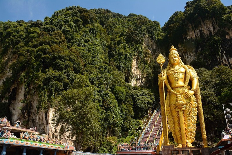 Batu Caves - Mahabharata Caves, Kuala Lumpur, Malajsie