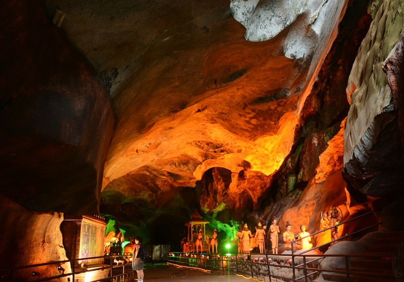 Batu Caves Mahabharata Caves, Kuala Lumpur, Malajsie