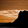 Rybář v západu slunce, Gran Canaria (foto: Martin Nesiba)