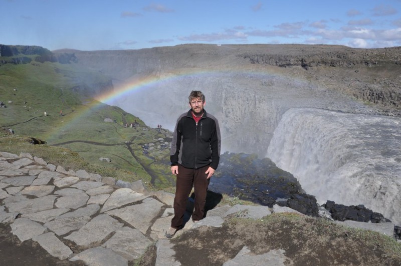 Bob Stupka na Islandu (Dettifoss)