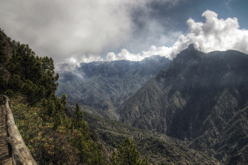 Caldera Taburiente 2, La Palma, Kanárské ostrovy.