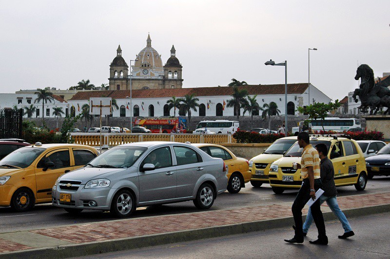 Cartagena a taxíky