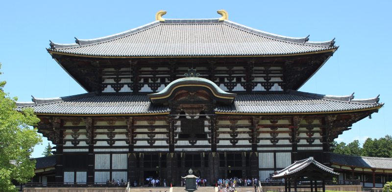 Největší dřevěná stavba světa, chrám Todai-ji Nara