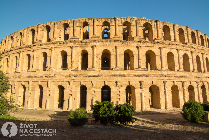 Fotoreport z cesty napříč Tuniskem – Koleseum El Jem, Tunisko.