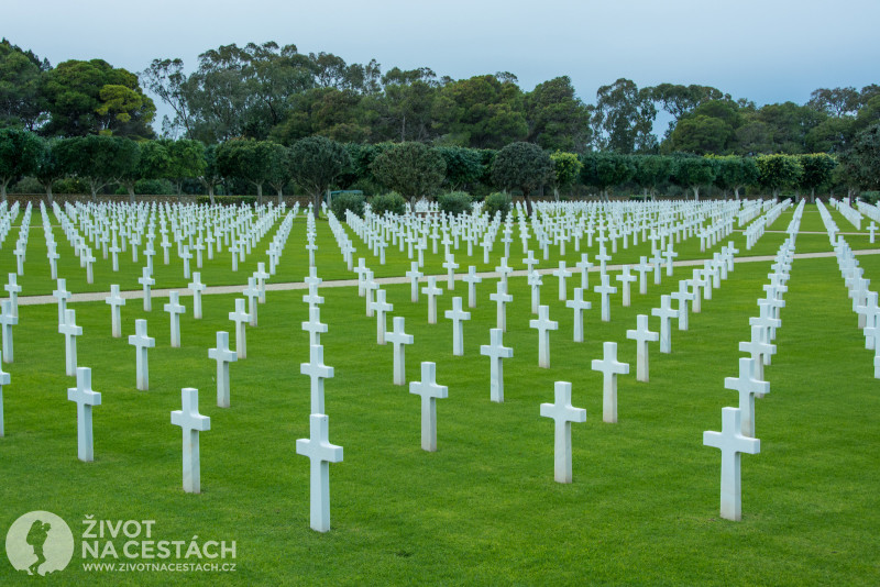 Fotoreport z cesty napříč Tuniskem – Americký hřbitov.