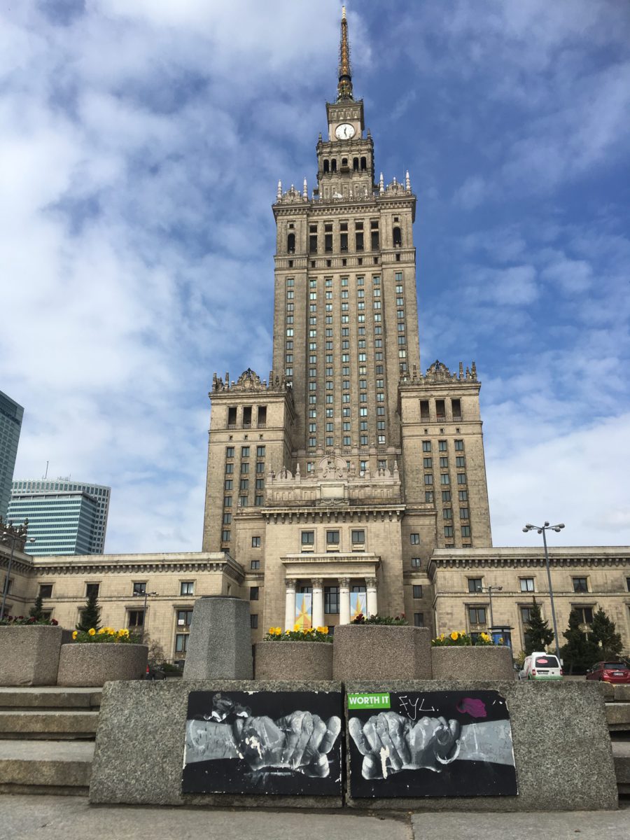 Palác kultury a vědy - nejznámější varšavská stavba