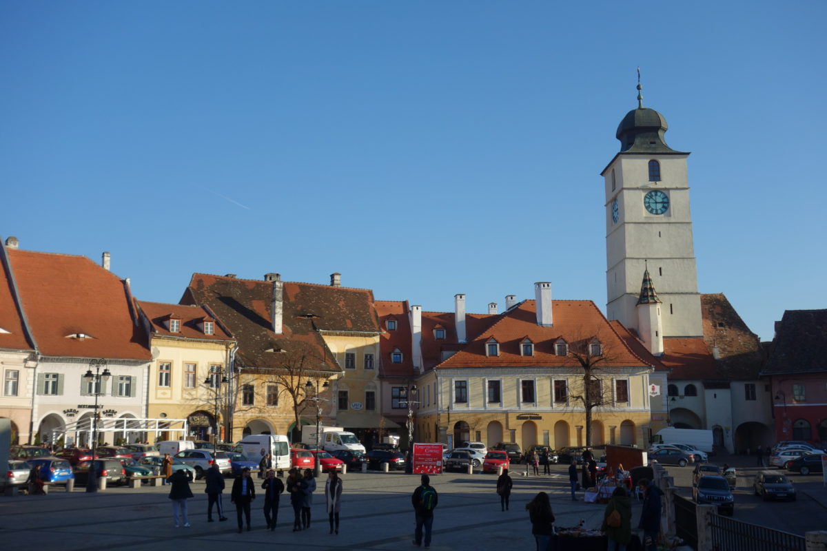 Piata Mare v Sibiu.