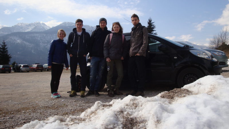 Slovinsko – auto před nárazem, Němec před večerem.