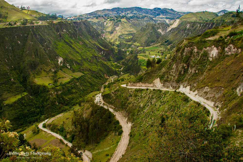 podhorská krajina Ekvádoru