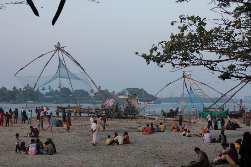 Rybářské sítě – Fort Kochi