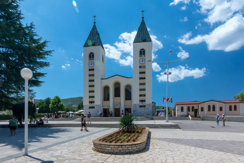 Medjugorje, poutní místo.