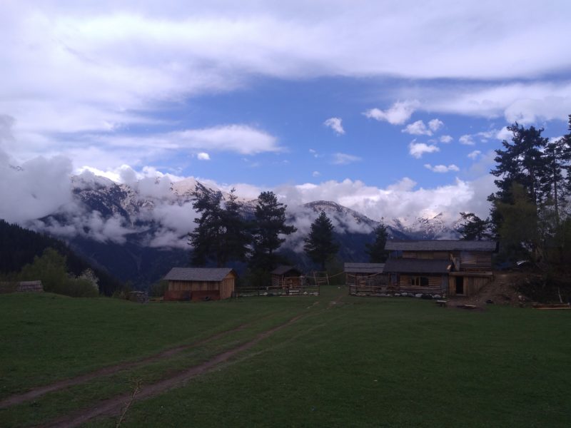 Na treku v oblasti Svaneti