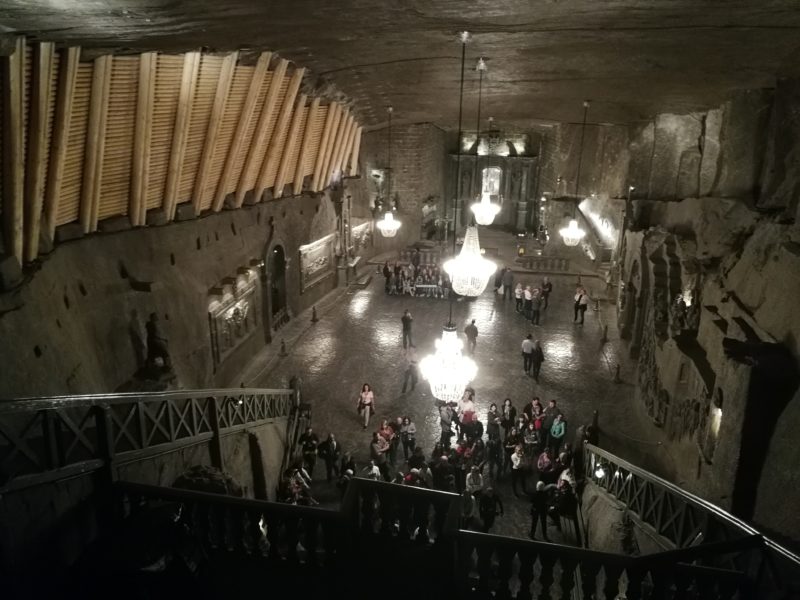 Chrám v solném dole Wieliczka.