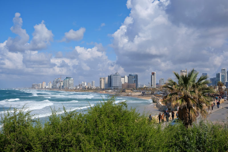 Pohled na Tel Aviv z Jaffy