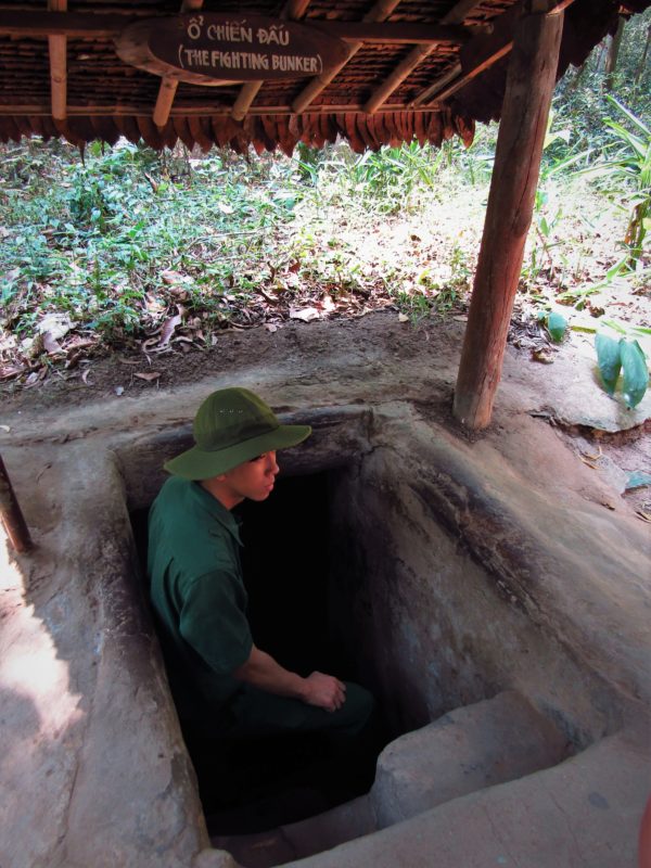 Vstup do bojového bunkru Cu Chi.