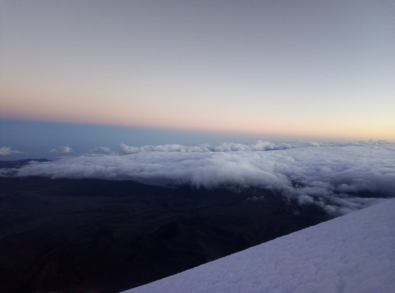 Chimborazo 6000 metrů nad mořem